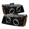 SPYDER headlights close-up