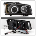 SPYDER headlights close-up