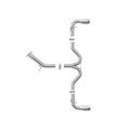 aFe axle-back exhaust installed view