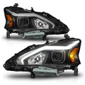 ANZO headlights close-up
