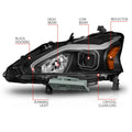 ANZO headlights detail