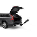 Thule roof rack installed view