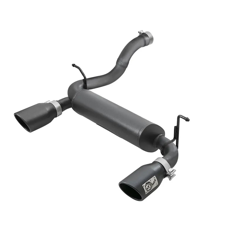 aFe black axle-back exhaust