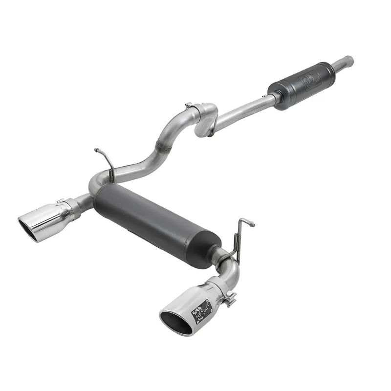 aFe polished cat-back exhaust