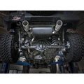 aFe cat-back exhaust installed view