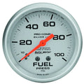 AutoMeter silver gauge