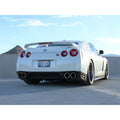 aFe cat-back exhaust installed view