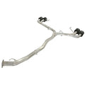 aFe cat-back exhaust close-up
