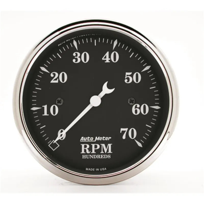 AutoMeter black gauge