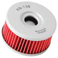 K&N Engineering oil filter installed view