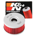 K&N Engineering oil filter installed view