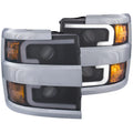 ANZO headlights detail