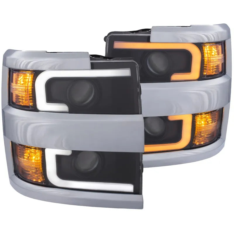 ANZO black headlights