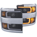ANZO headlights close-up
