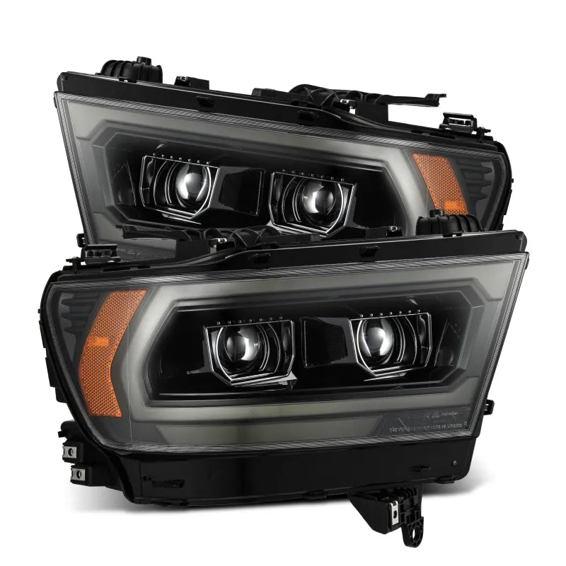 AlphaRex black headlights