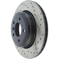 Stoptech auto part installed view