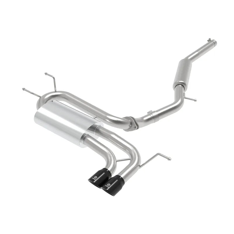 aFe black cat-back exhaust