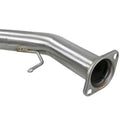 aFe axle-back exhaust installed view