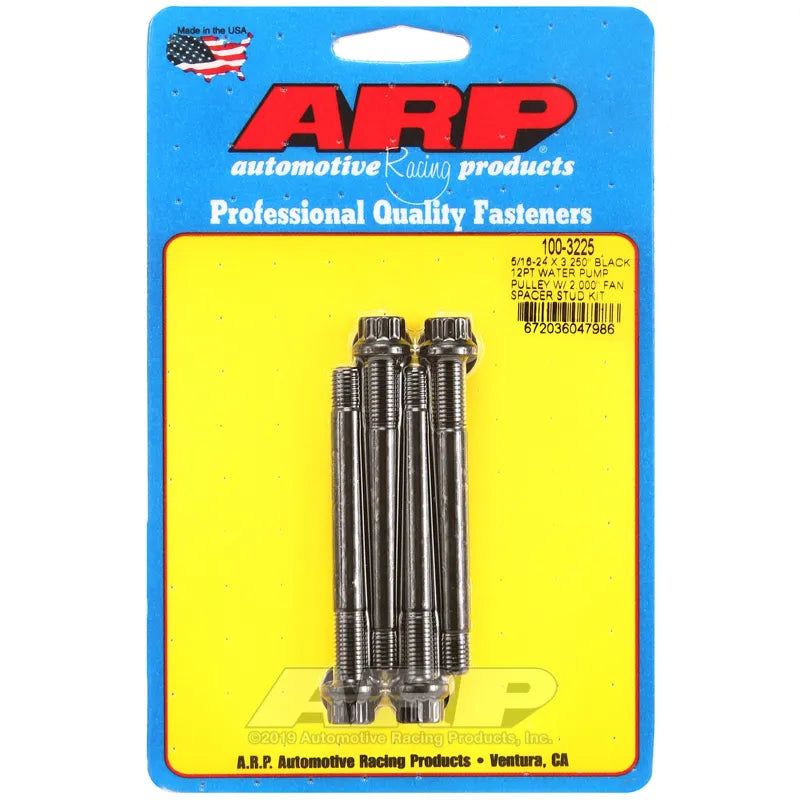 ARP black spacers