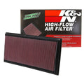 K&N Engineering air filter installed view