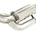aFe cat-back exhaust detail