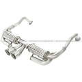 aFe cat-back exhaust close-up