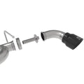 aFe axle-back exhaust close-up