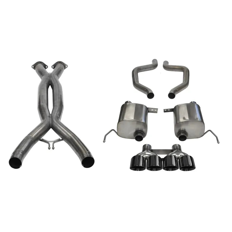 CORSA Performance black cat-back exhaust