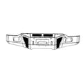 Go Rhino black bumper