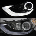 SPYDER headlights installed view
