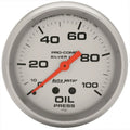 AutoMeter silver gauge