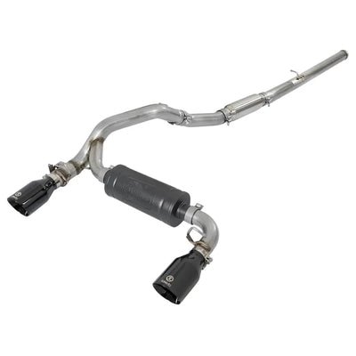 aFe black cat-back exhaust