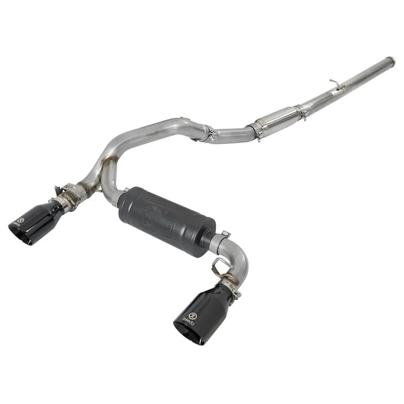 aFe black cat-back exhaust