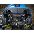 aFe cat-back exhaust detail