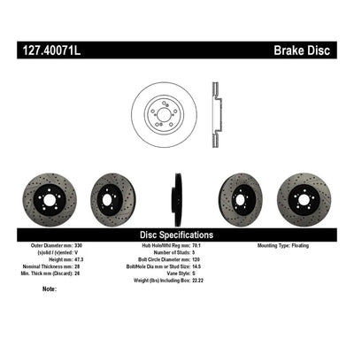 Stoptech auto part