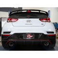 aFe axle-back exhaust close-up