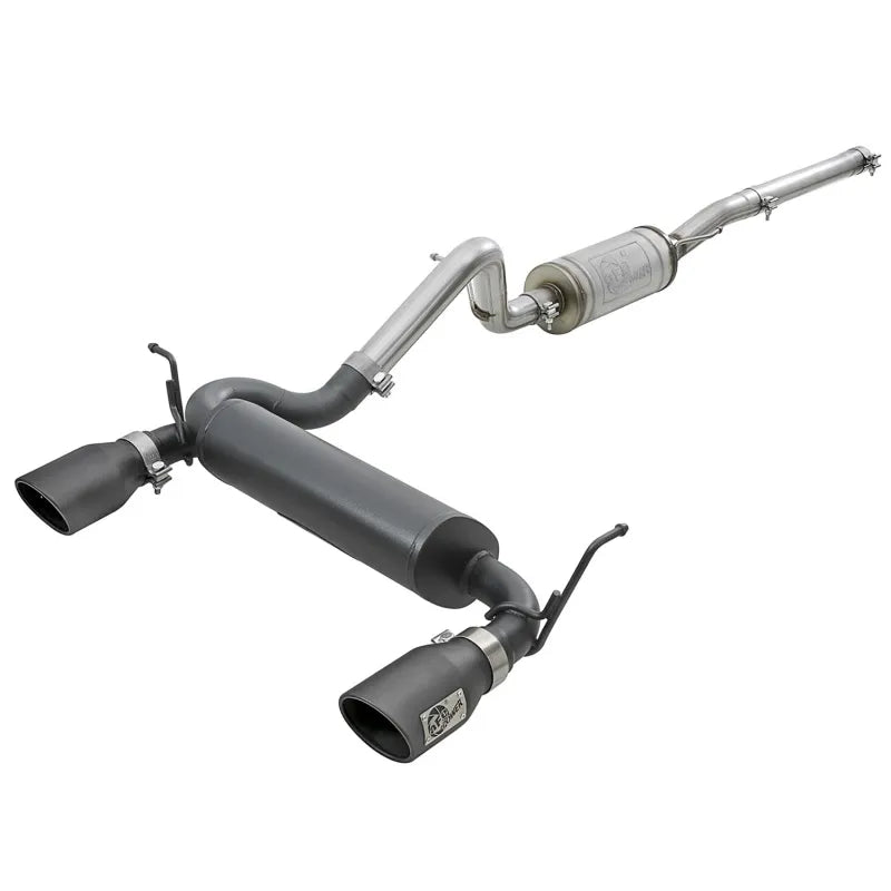 aFe black cat-back exhaust