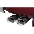 CORSA Performance cat-back exhaust installed view