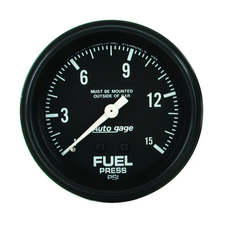 AutoMeter black gauge