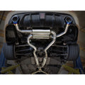 aFe cat-back exhaust installed view