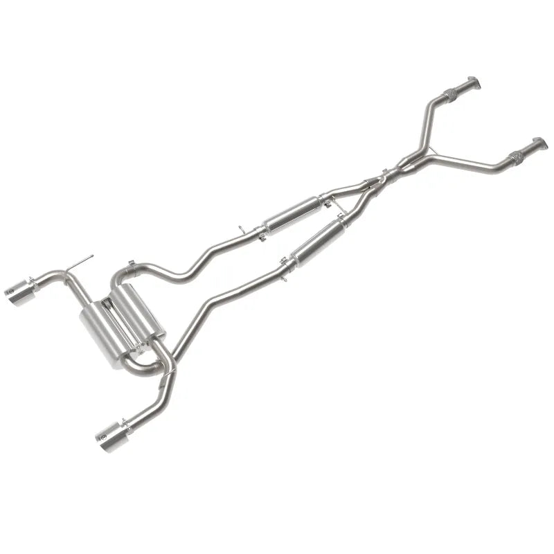 aFe polished cat-back exhaust