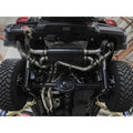 aFe cat-back exhaust installed view