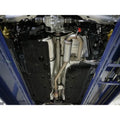 aFe cat-back exhaust installed view