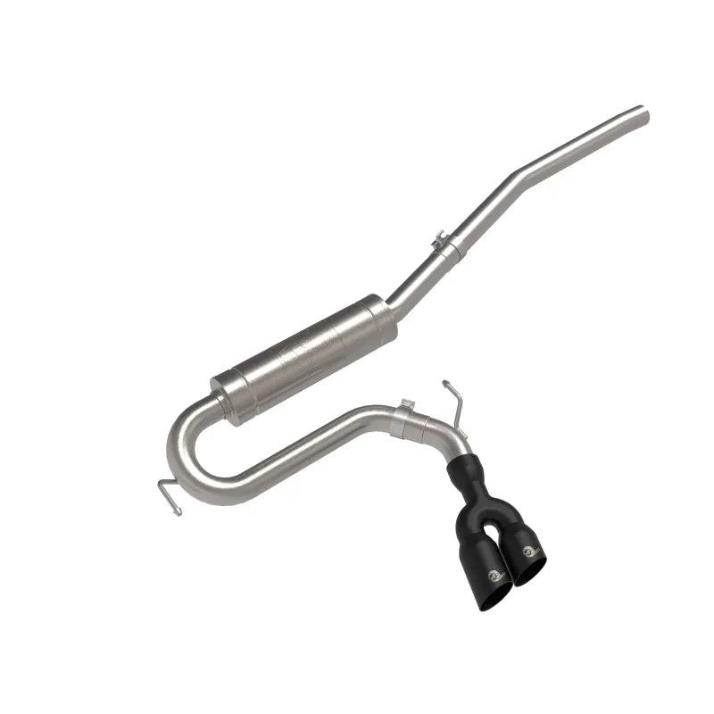 aFe black cat-back exhaust