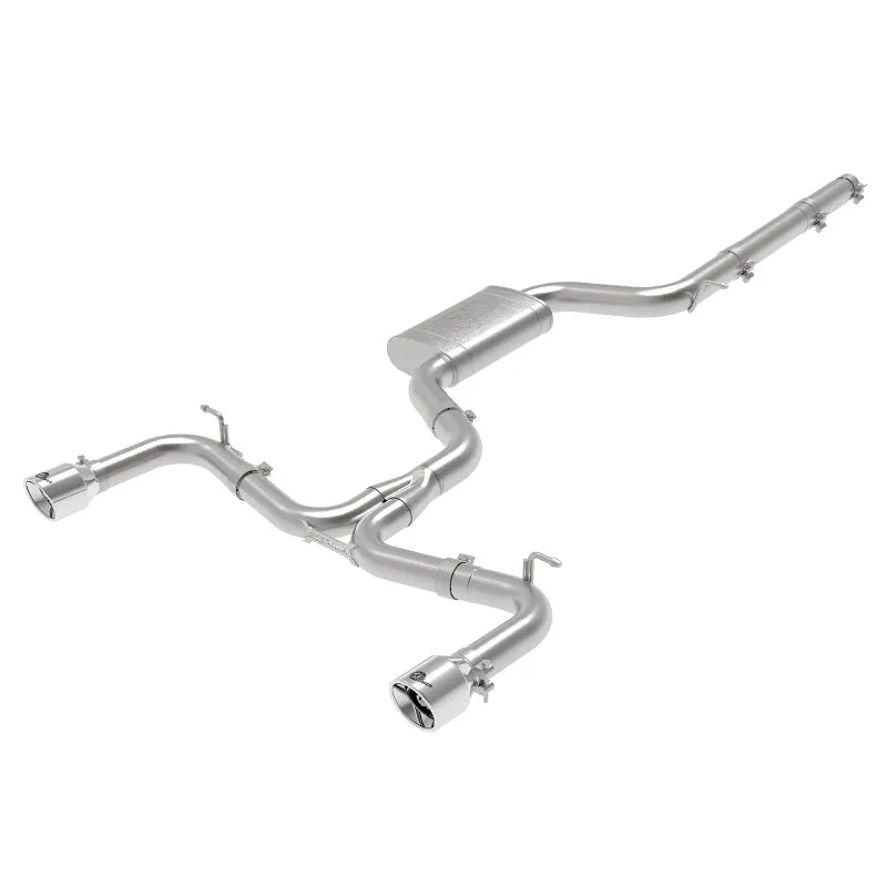 aFe polished cat-back exhaust