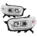 SPYDER headlights close-up