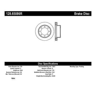 Stoptech auto part
