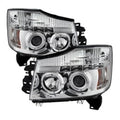 SPYDER headlights close-up