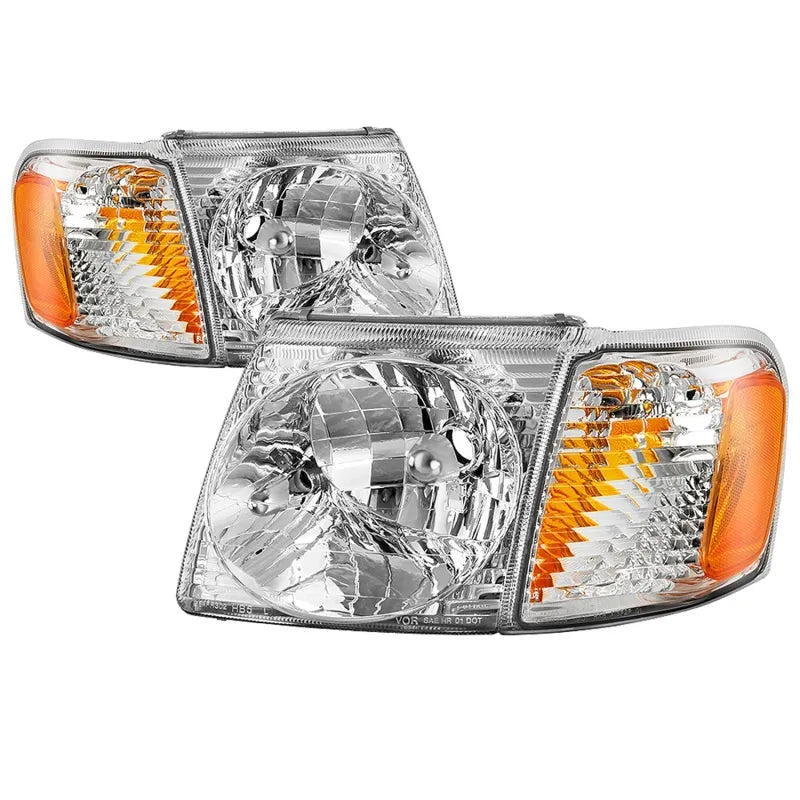 SPYDER chrome headlights