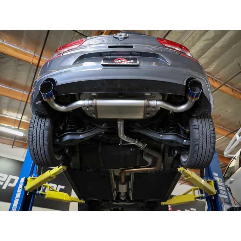 aFe blue axle-back exhaust